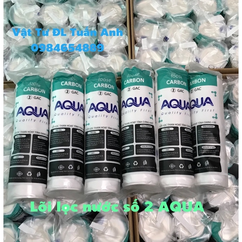 Bộ 3 Quả Lõi Lọc Nước 1-2-3 AQUA Chính Hãng