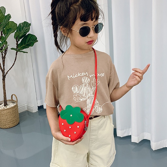 Túi Tote Đeo Vai Cỡ Nhỏ Họa Tiết Công Chúa Dễ Thương Cho Bé Gái