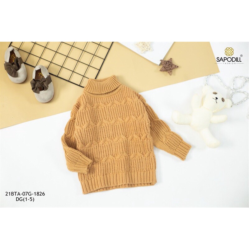 Áo len SAPODILL siêu mềm mịn cho bé trai bé gái từ 1-5y
