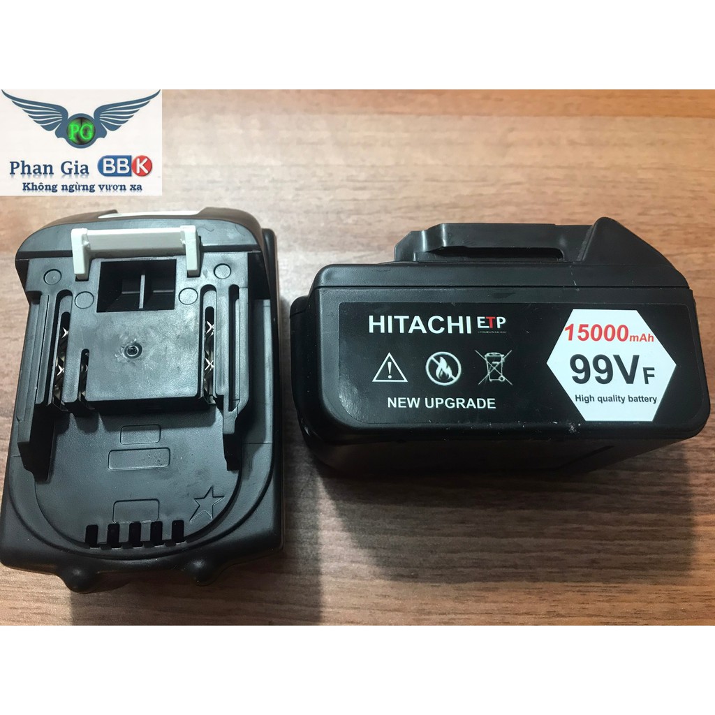 Pin máy siết bulong, bắt vít  Hitachiv 99v  chuẩn 10 Cell 5000mAh - Hàng mới 2020
