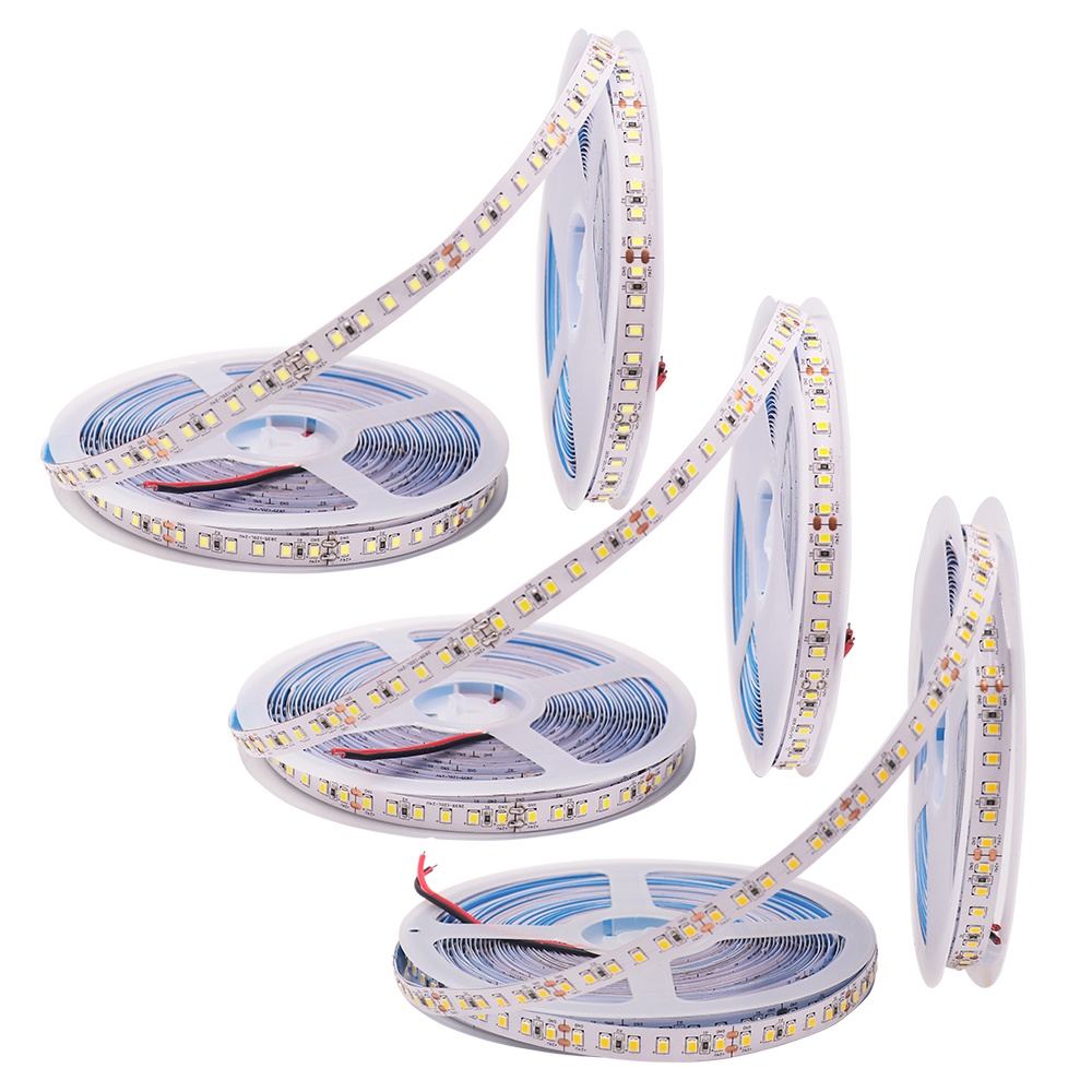 Dải Đèn LED 12V 2835 5m 60 Bóng Ánh Sáng Trắng Ấm / Lạnh Trang Trí Tủ Tivi