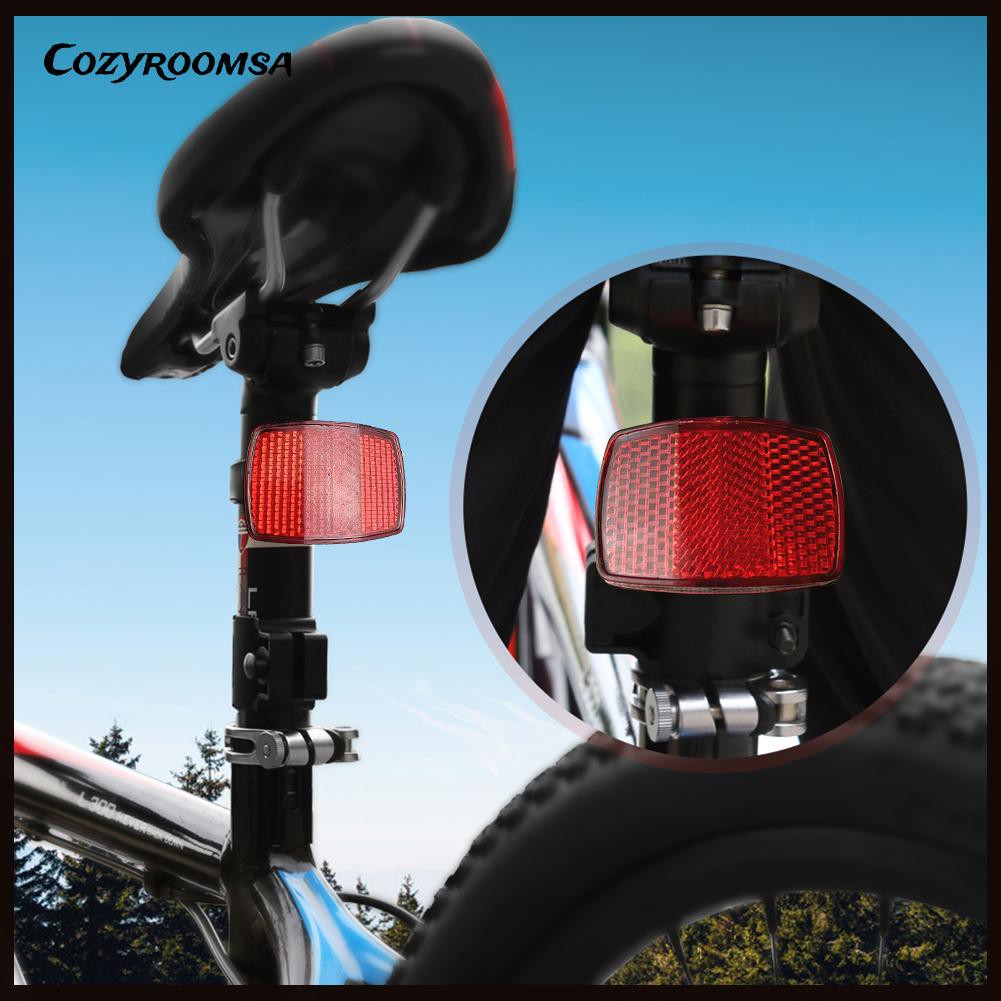 Tấm đèn phản quang báo hiệu gắn phía trước tay lái an toàn cho xe đạp leo núi
