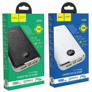  Sạc dự phòng Hoco J69A 15.000 mAh sạc nhanh 18W (iphone,android,BH 1 năm)