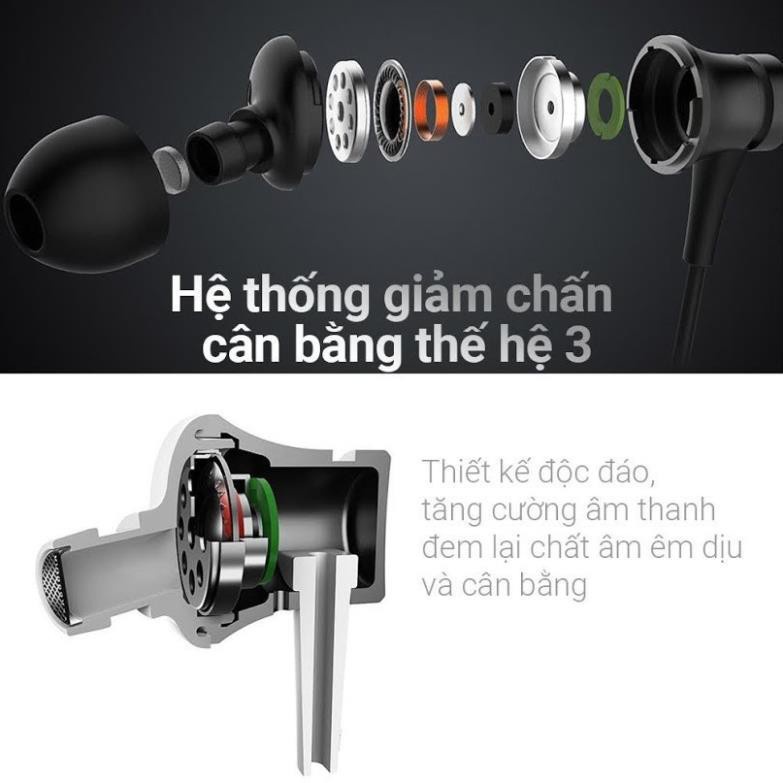 Tai Nghe Có Dây Xiaomi Piston Lite 2017 - Tai Nghe Gaming Xiaomi Vỏ Nhôm Nguyên Khối, Bass Mạnh, Chống Ồn-BH Tháng