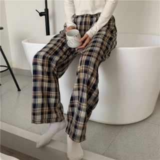 [ ORDER TAOBAO] Quần Suông Kẻ Caro