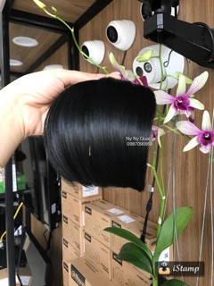 Tóc giả mái ngố dầy
