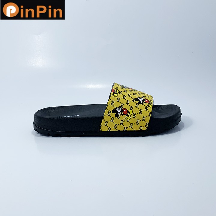 Dép nam quai ngang Mickey PinPin chất liệu eva đa năng nhẹ đế chống mòn trơn trượt không thấm nước - dw202