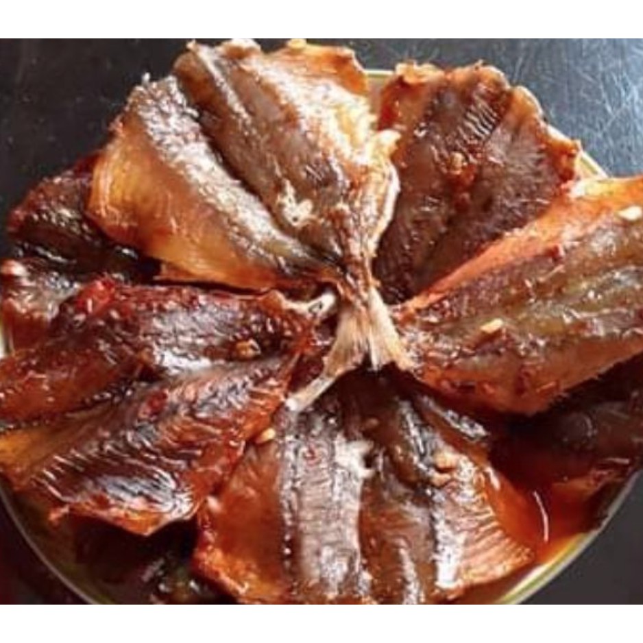 12con mực to bằng bàn tay và 500g cá chỉ vàng loại ngon vân đồn