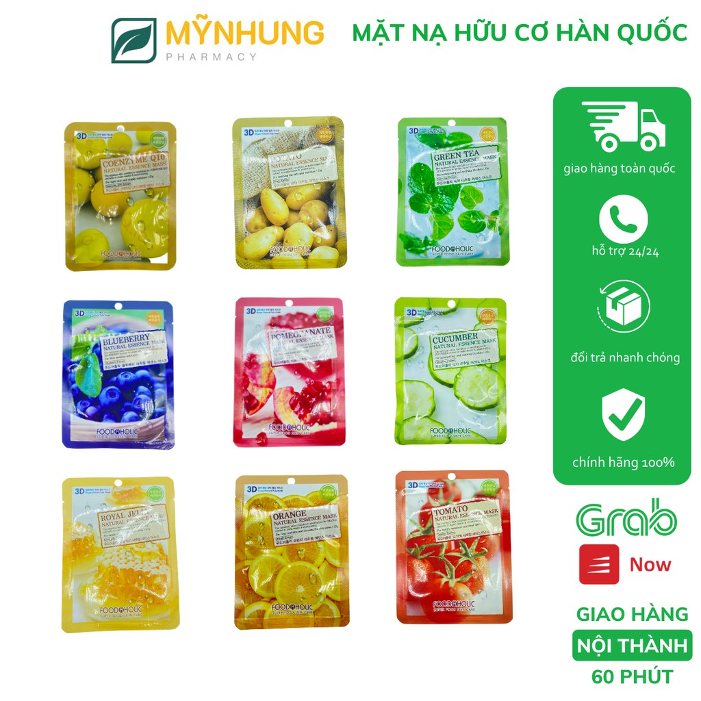 MẶT NẠ HỮU CƠ HÀN QUỐC-CHO LÀN DA CĂNG BÓNG MỊN MÀNG