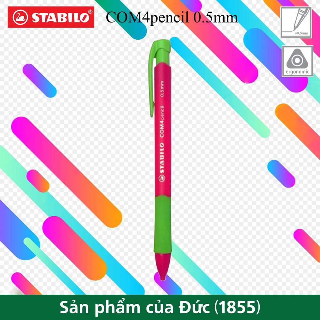 Cá Chép - Bút Chì Bấm Nét 0.5mm Stabilo - MP6635-PK​​