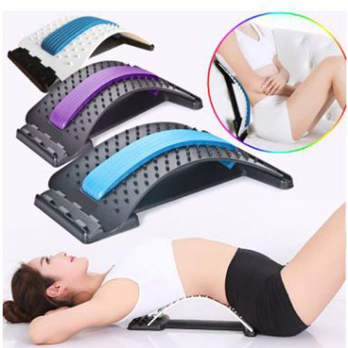 Khung tập lưng, tựa ghế khi ngồi chống đau mỏi lưng đồng thời massage hiệu quả - Dụng cụ tập lưng cổ 3 mức độ