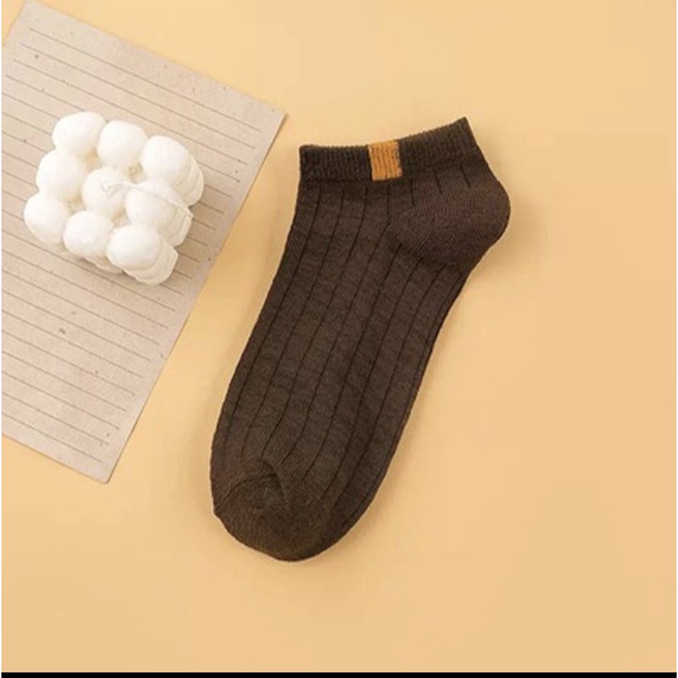 Tất ngắn nam nữ vớ cổ thấp nhiều màu thấm mồ hôi Nhã Dung Store