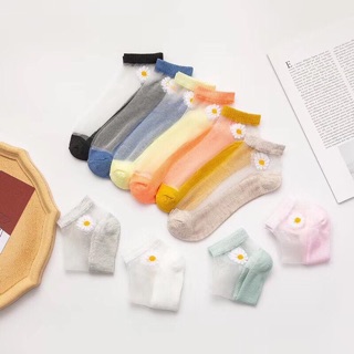 Sét 10 đôi tất lưới hoa cúc hot (sẵn )