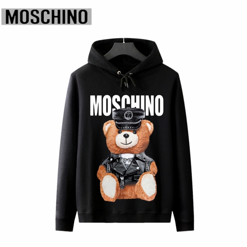 Áo Hoodie Cotton Tay Dài In Hình MOS Thời Trang Thường Ngày Cho Nam Và Nữ
