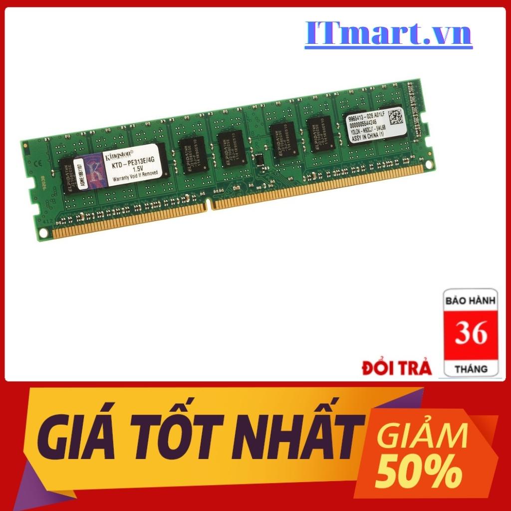 Ram PC Kingston 8Gb/4Gb DDR3 Bus 1600Mhz Mới 100% bảo hành 3 năm