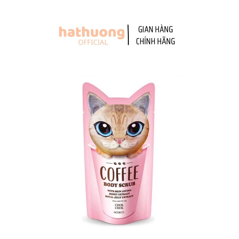 Tẩy Tế Bào Chết Toàn Thân Cà Phê Chok Chok Coffee Body Scrus 200g