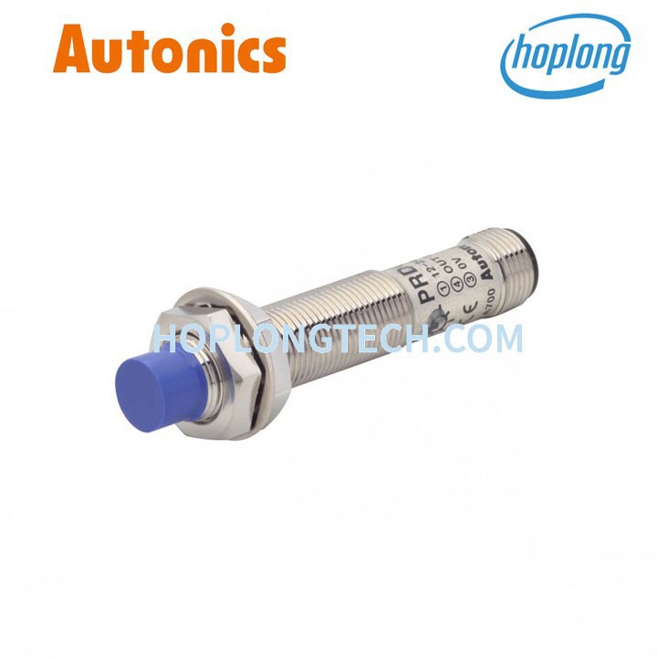 PRDCML12-8DP Cảm biến tiệm cận 12mm thân dài giắc cắm Autonics khoảng phát hiện dài 8mm ngõ ra PNP hở điện áp 12-24VDC