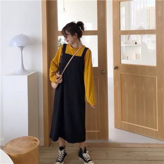 [ORDER] - Váy yếm trơn dáng suông dài 😍🤤