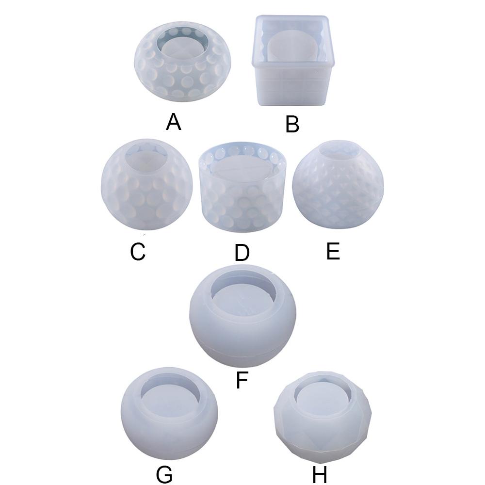 YNATURAL Khuôn Silicon Làm Giá Đỡ Nến Dập Nổi Hình Bát Đựng Nến DIY