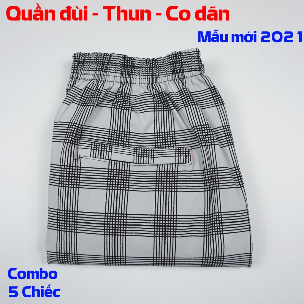 Quần short nam, quần short nam cotton - Hàng Việt Nam Xuất Khẩu, Đường may chi tiết, chất vải bền, kiểu dáng caro đẹp