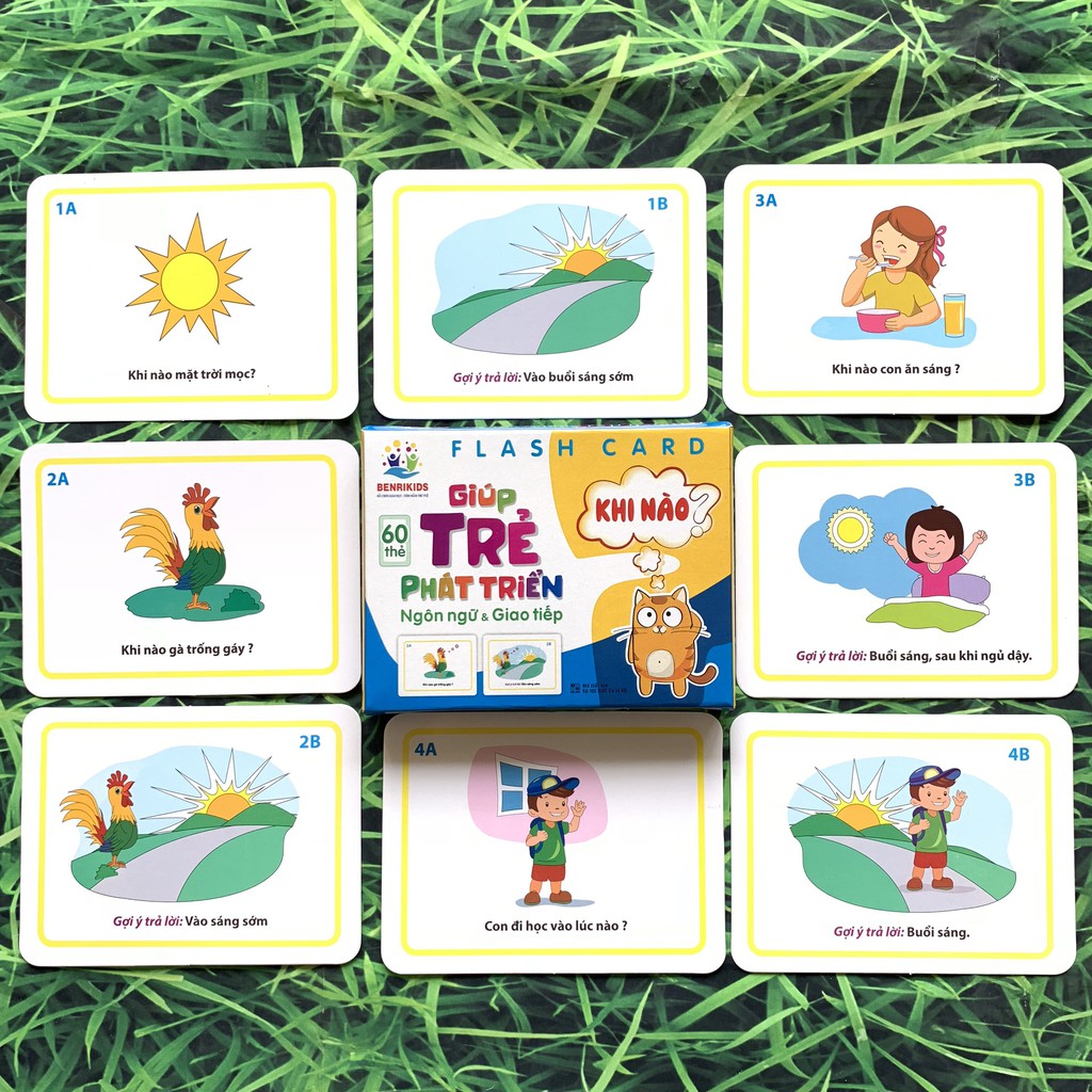 Bộ Thẻ Học Thông Minh Flashcards Giúp Trẻ Phát Triển Ngôn Ngữ Và Giao Tiếp