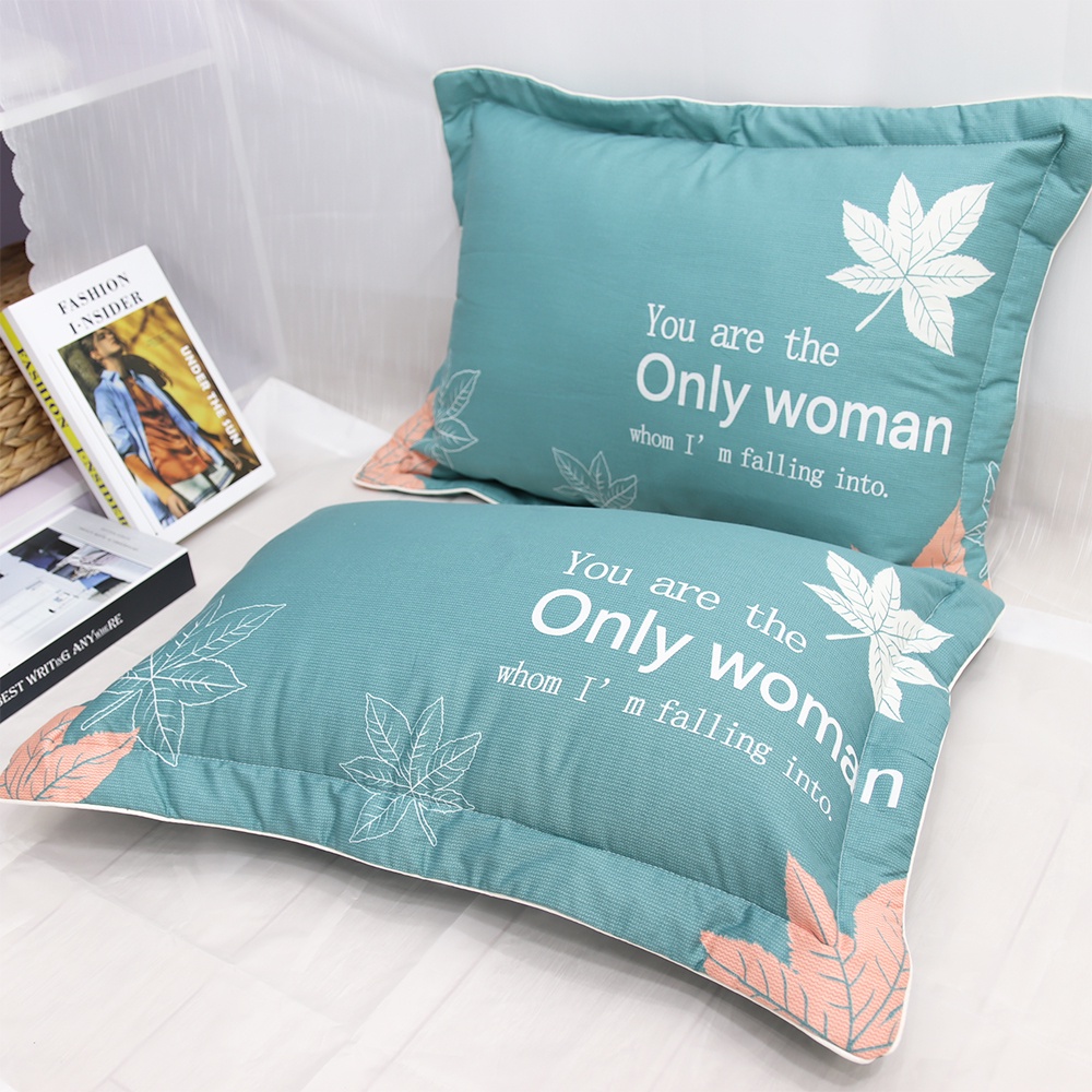 Vỏ gối Cotton lạnh Hàn Quốc mẫu đẹp - Kích thước 45x65cm (được chọn mẫu)