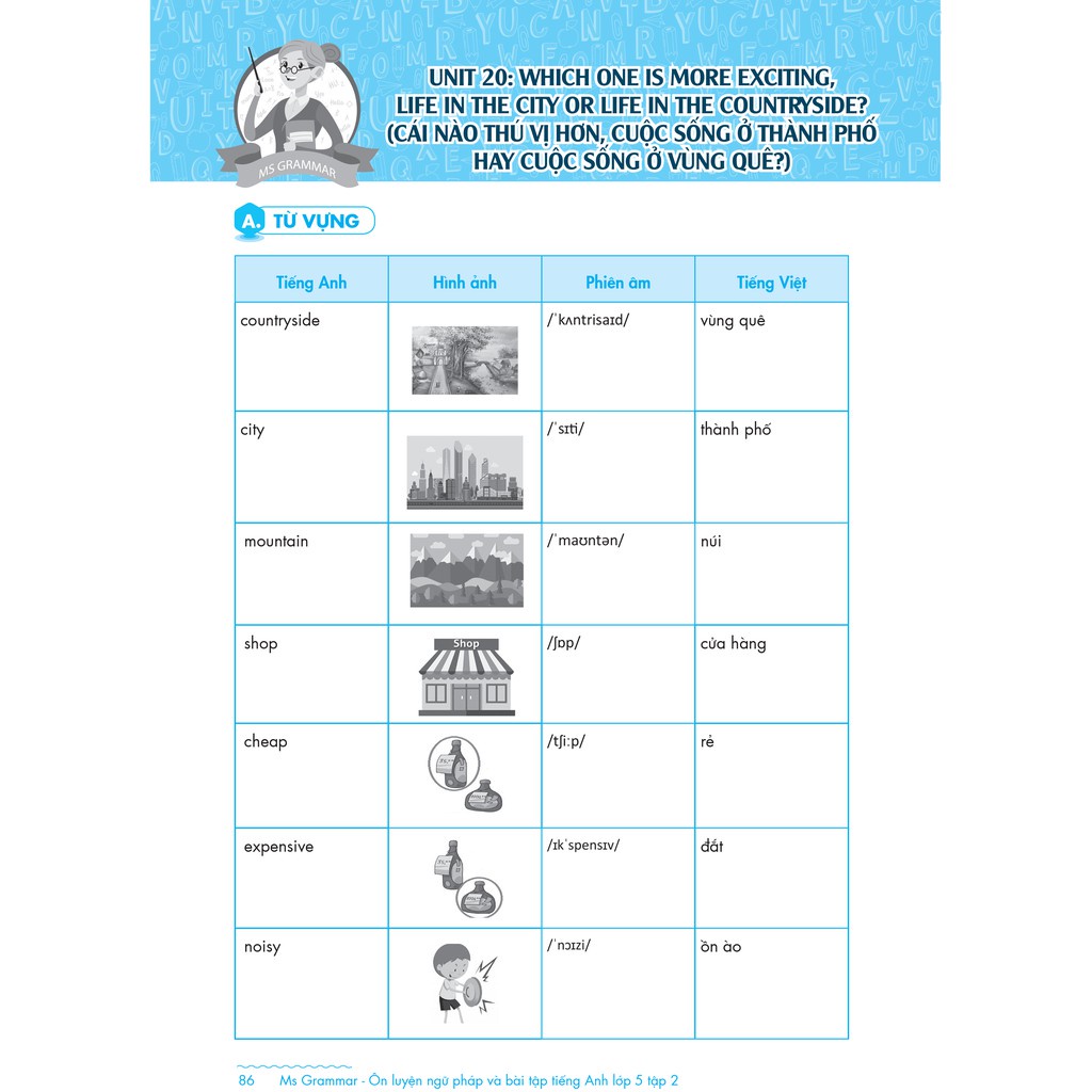 Sách Ms Grammar Ôn luyện Ngữ pháp và Bài tập tiếng Anh lớp 5 (tập 2)