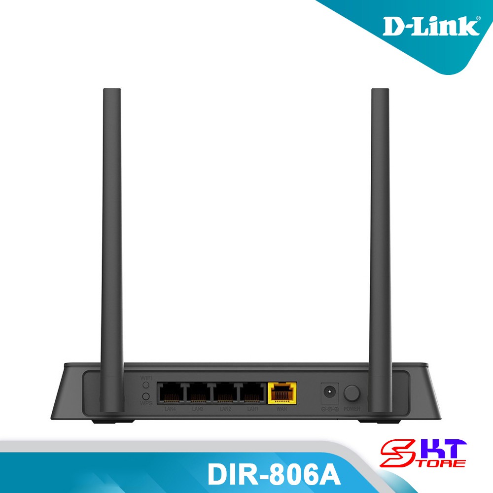 Bộ Phát Wifi D-Link DIR-806A Băng Tần Kép Chuẩn AC Tốc Độ 750Mbps - Hàng Chính Hãng