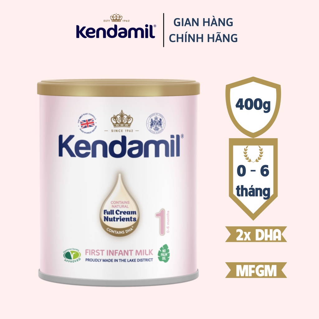 Sữa Công Thức Nguyên Kem Kendamil Số 1 (400g)