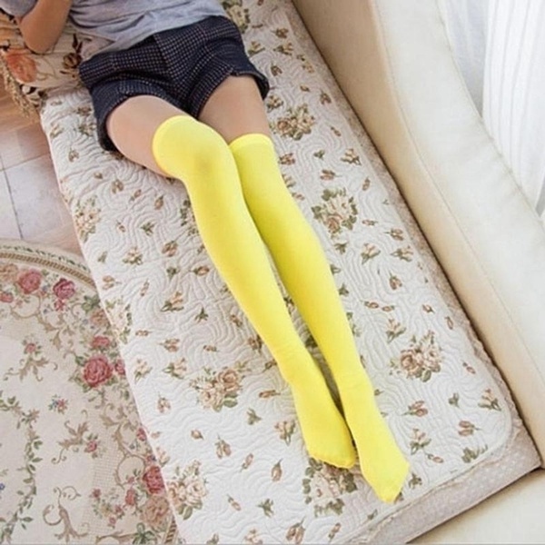 Vớ Cotton Cao Qua Gối Màu Sắc Kẹo Ngọt Chất Lượng Cao