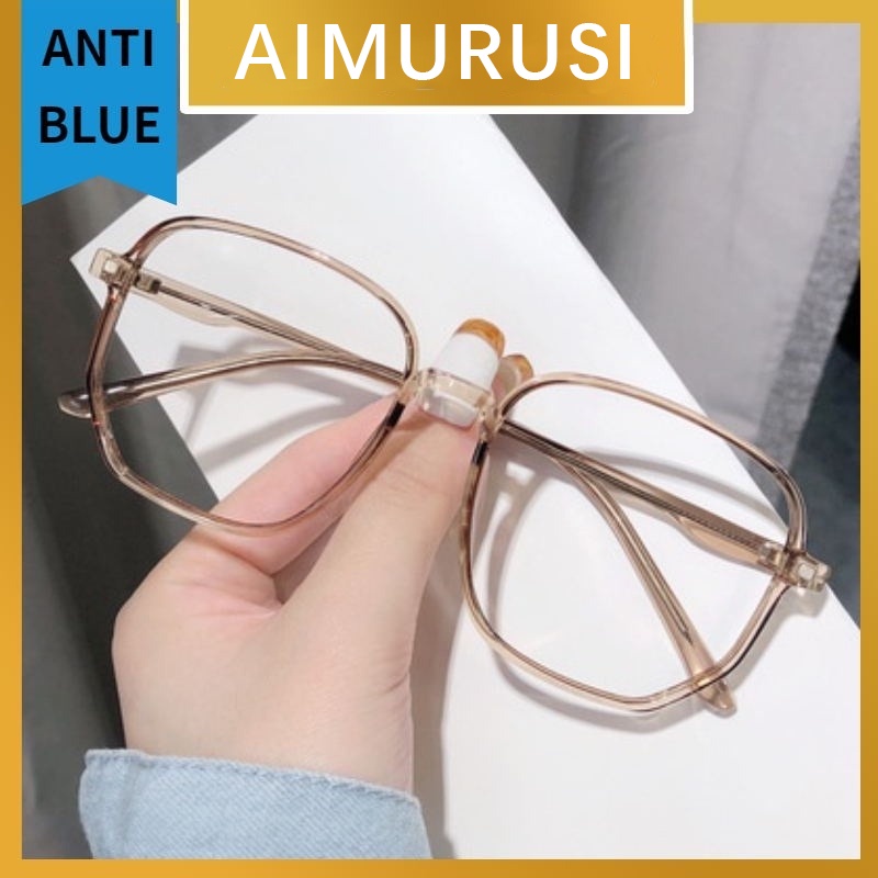 (AIMURUSI) COD Kính Trong Suốt Chống Tia Bức Xạ Phong Cách Hàn Quốc Cho Nam Và Nữ