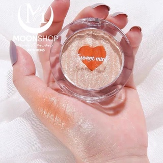 Phấn bắt sáng - phấn má hình trái tim sweet mint 02