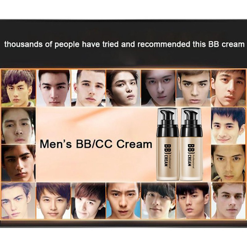 ✨Btob✨ Men liquid concealer foundation moisturizer brighten face makeup BB cream