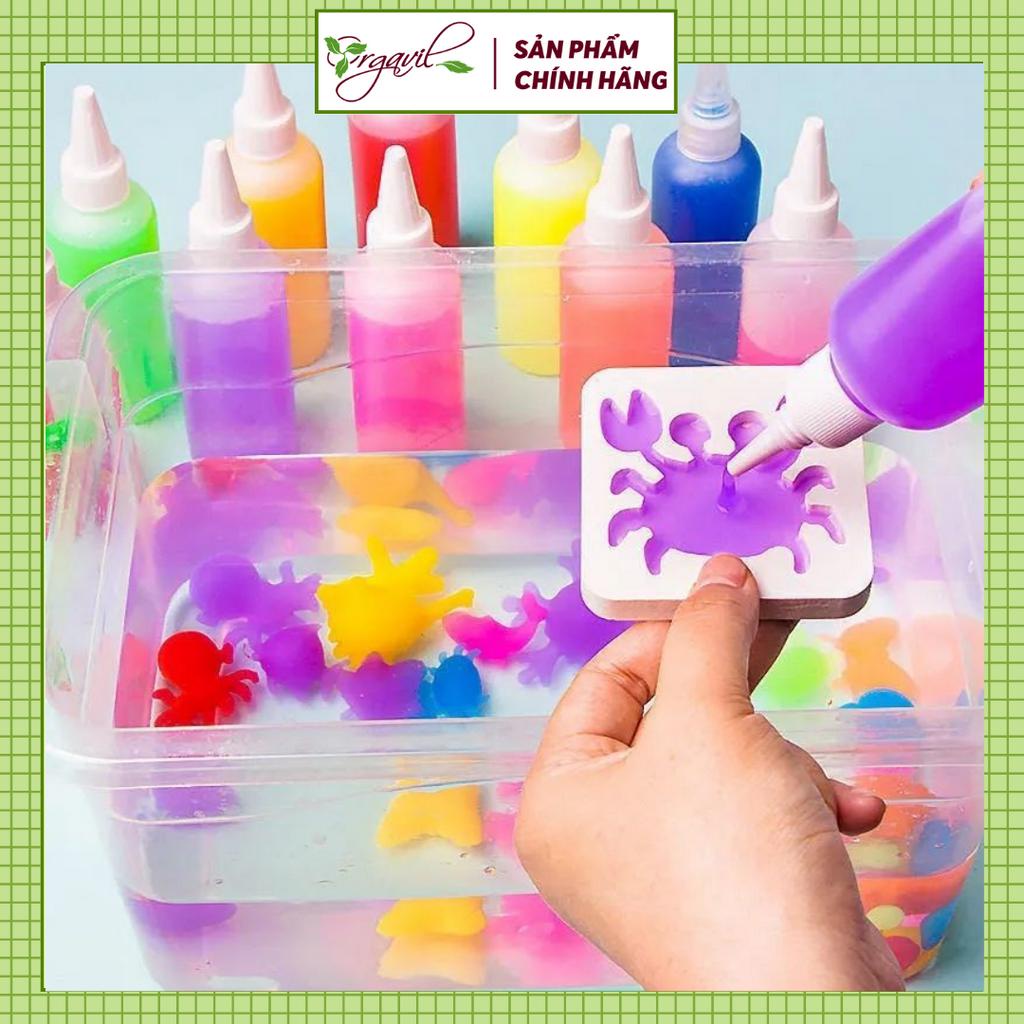 Bộ đồ chơi nước ma thuật tạo hình các sinh vật 3D kì diệu, nước màu phép thuật 12 màu cho bé - Orgavil Store