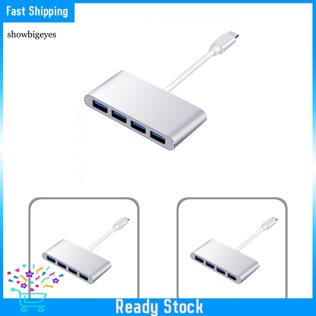 Bộ Chia 4 Cổng 5gbps 3.1 Type-C Sang Usb 3.0