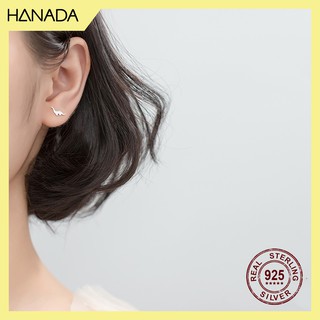 Bông Tai Bạc 925 Hanada E-0-A-0345 Khủng Long