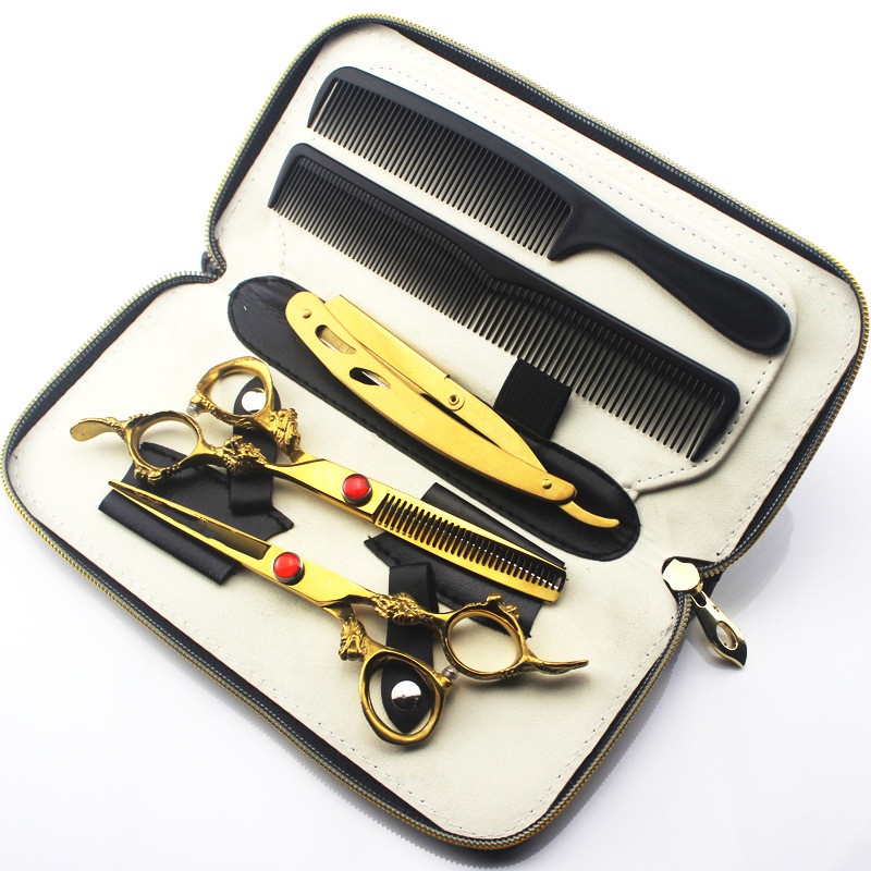 Bộ kéo cắt tóc dao cạo râu 6.0 inch Nhật Bản chất lượng
