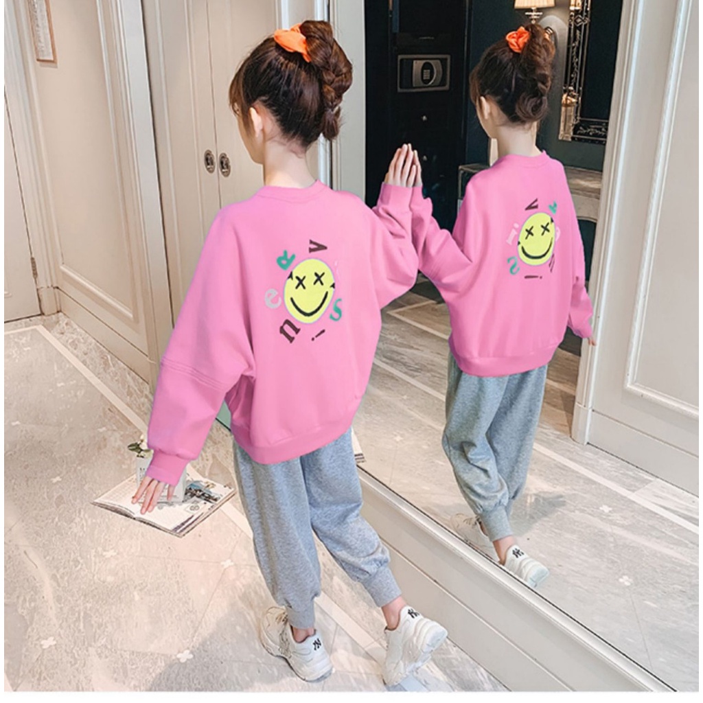 Bộ thu đông bé gái 14-45kg, set thu đông cho bé gái 4-14 tuổi BERICHI cá tính năng động, vải nỉ dày dặn, hàng may kĩ.BE8