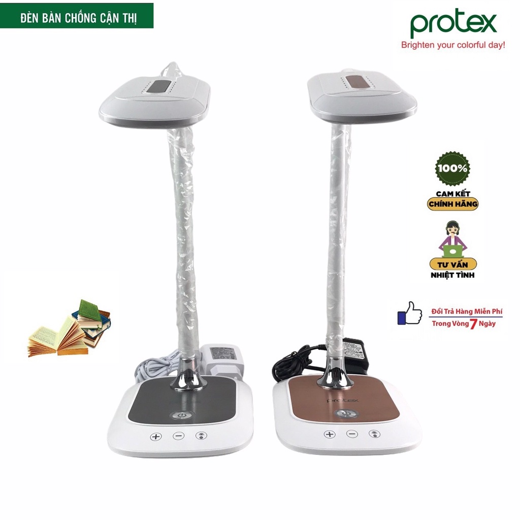 Đèn bàn học sinh chống cận thị Protex PR021L- Chế độ ghi nhớ thông minh-3 mức độ sáng-Hàng chính hãng bảo hành 12 tháng