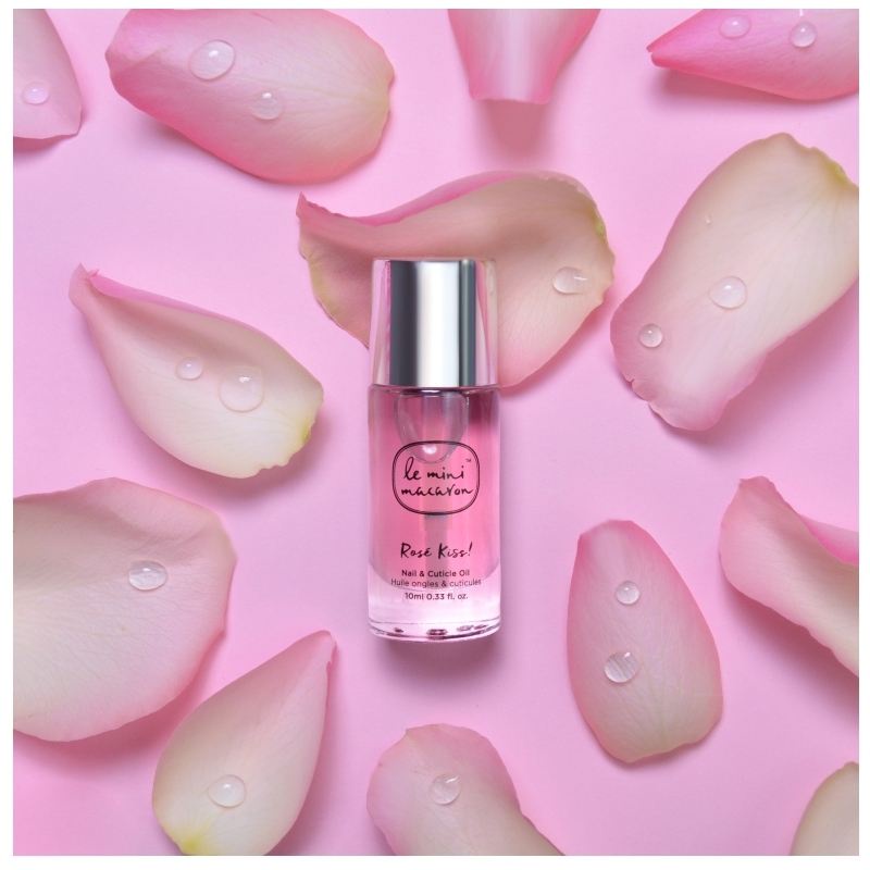 Dầu dưỡng móng tay The Mini Macaron Rosé Kiss! Nail &amp; Cuticle Oil