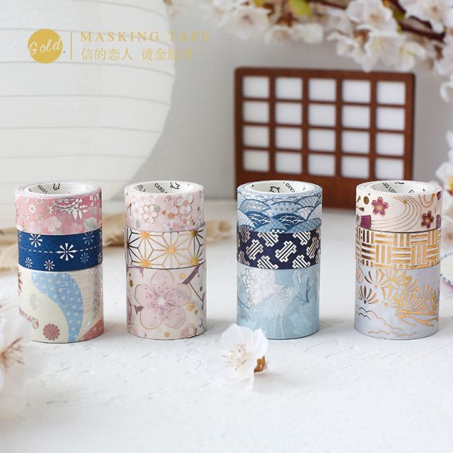 [Order] Set băng dính chim hạc cổ phong