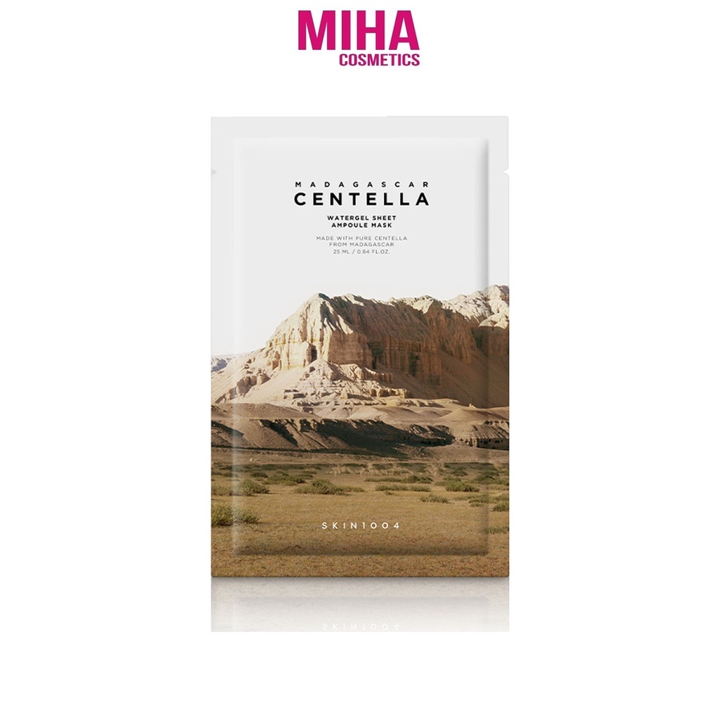 Hộp 5 Miếng Mặt Nạ Làm Dịu Phục Hồi Giảm Mụn Skin1004 Madagascar Centella Watergel Sheet Ampoule Mask 25ml