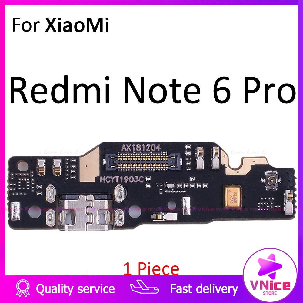 CỤM CHÂN SẠC , BO MẠCH SẠC ( đuôi sạc) XiaoMi Redmi Note 6 Pro