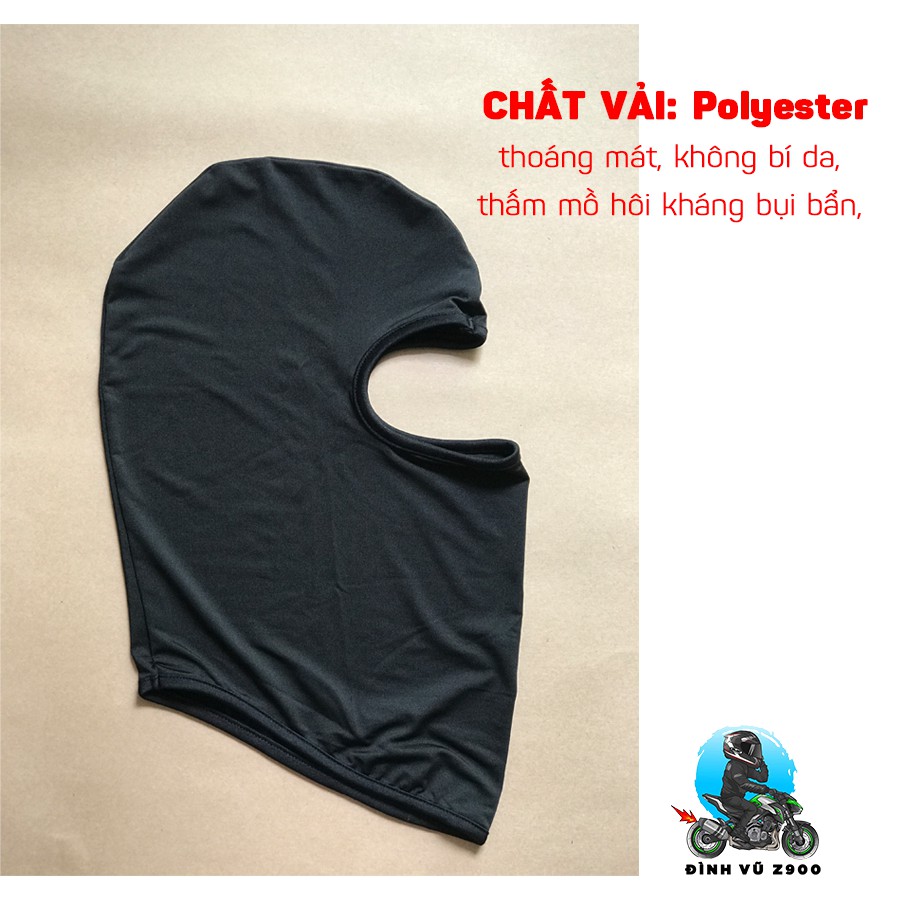 Khăn trùm full mặt Ninja dành cho biker, đi phượt - Chất vải thoáng mát, thấm hút mồ hôi TỐT | BigBuy360 - bigbuy360.vn