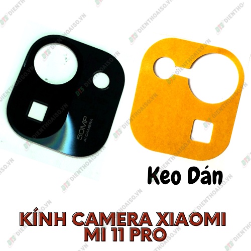 Kính camera xiaomi mi 11 pro kèm keo dán