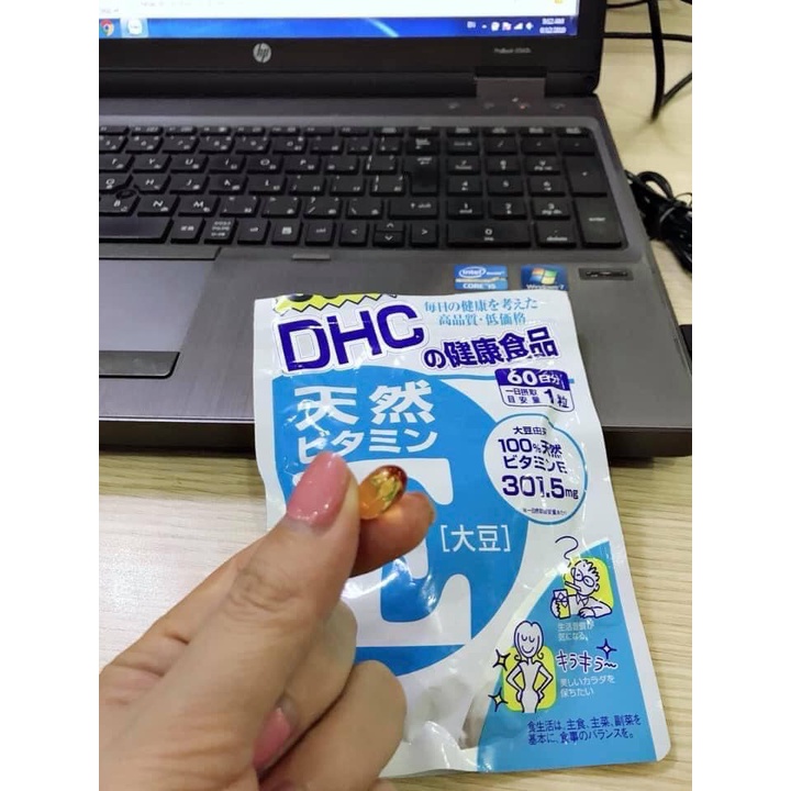 Viên uống DHC bổ sung Vitamin E Nhật Bản