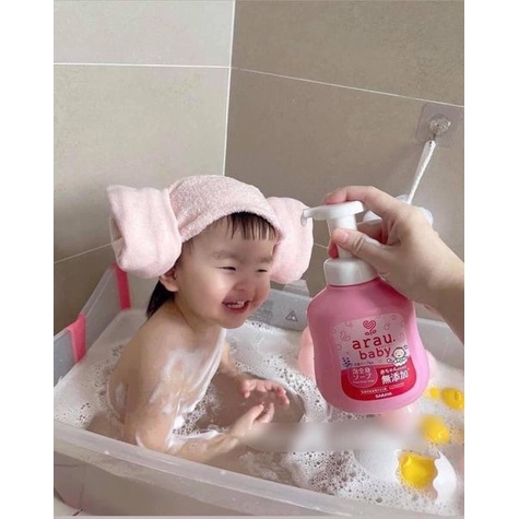 Sữa Tắm Gội 2 In1 Arau Baby Chiết Xuất Thảo Mộc Thiên Nhiên Nhập Khẩu Nhật Bản An Toàn Cho Bé Sơ Sinh Hương Thơm Dịu Nhẹ