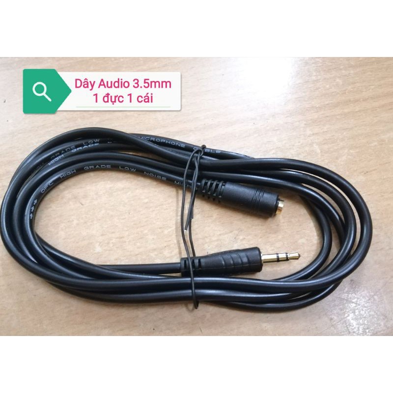 Dây nối dài cáp âm thanh Audio 3.5 mm 1 đầu đực 1 đầu cái