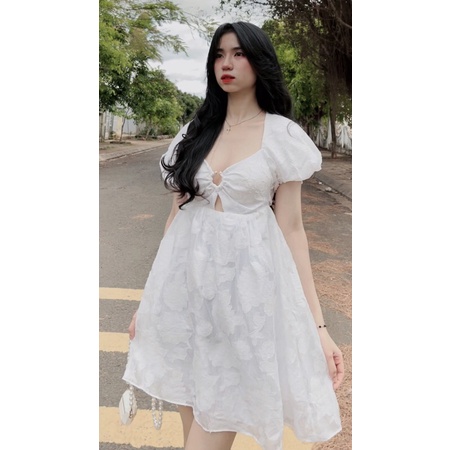 ĐẦM TAY PHỒNG KHOÉT LƯNG RÚT NGỰC