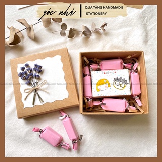 Hộp quà tặng sweet box cute kẹo chocolate hộp thông điệp ý nghĩa | Sweet box gocnha hm001